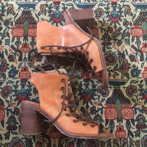 Free People Lace Up Heels